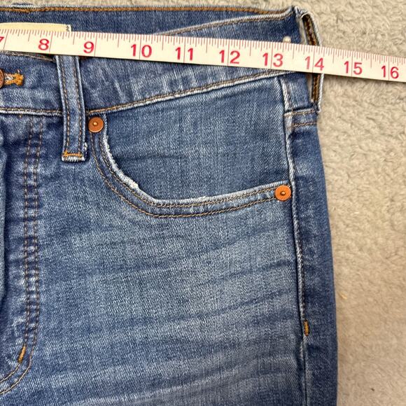 Madewell Jeans The Perfect Vintage Crop Jean Medium Wash Size 27 Elevated Basic - Picture 3 of 10